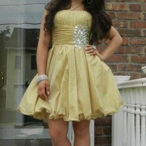 Gold Sherri Hill dress